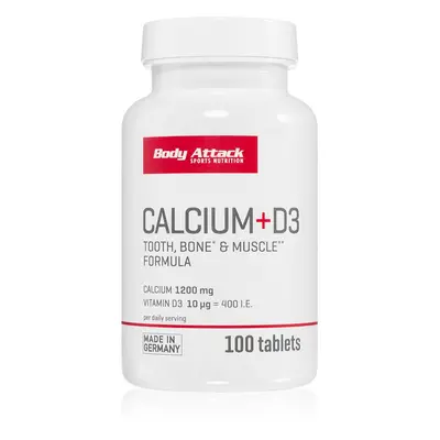 Body Attack Calcium +D3 Tabletten für gesunde Zähne