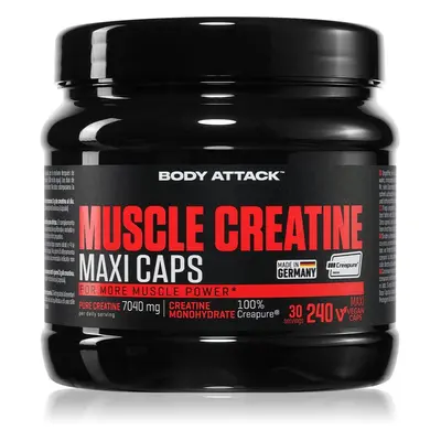 Body Attack Muscle-Creatine Capsules Kapseln zur Unterstützung der sportlichen Leistung