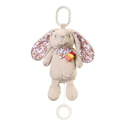 BabyOno Have Fun Musical Toy Rabbit Milly kontrastierendes Hängespielzeug mit Melodie