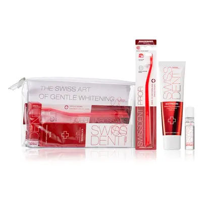 Swissdent Extreme Promo Kit Zahnpflegeset für schonendes Bleichen und zum Schutz des Zahnschmelz