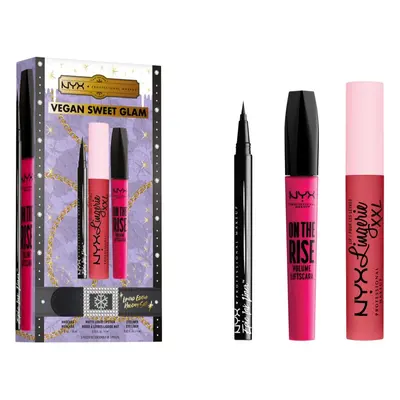 NYX Professional Makeup Limited Edition Xmass Sweet Glam Weihnachtsgeschenk-Set für den perfekte