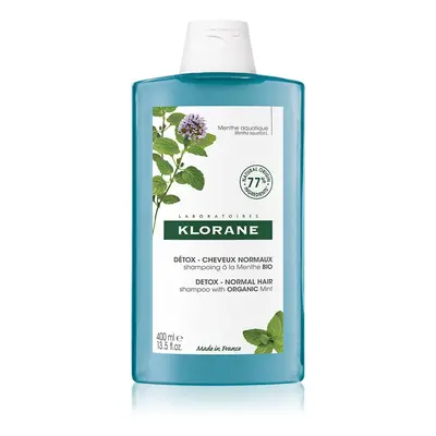 Klorane Organic Mint reinigendes Detox-Shampoo für normales Haar