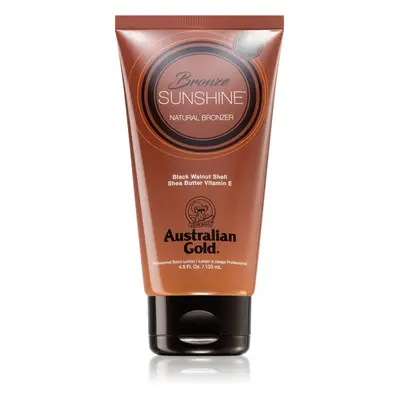 Australian Gold Bronze Sunshine Solarium-Sonnencreme mit Bronzer