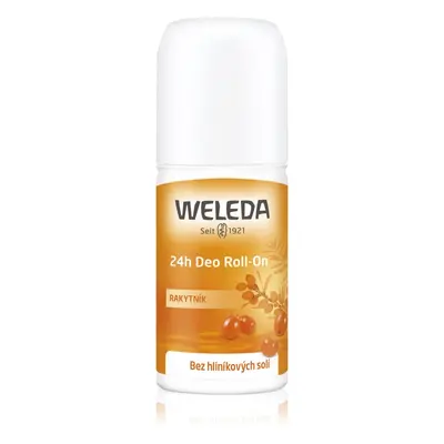 Weleda Sea Buckthorn Sanddorn Sanddorn Deoroller ohne Aluminiumsalze mit 24-Stunden-Schutz