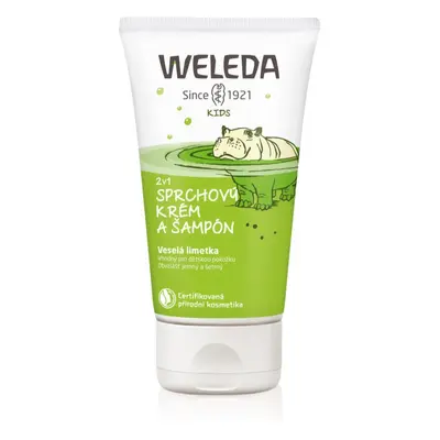 Weleda Kids Spritzige Limette Duschcreme und -shampoo für Kinder in