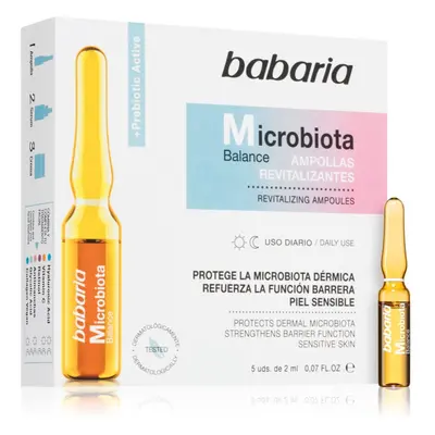 Babaria Microbiota Balance revitalisierendes Serum in Ampullen