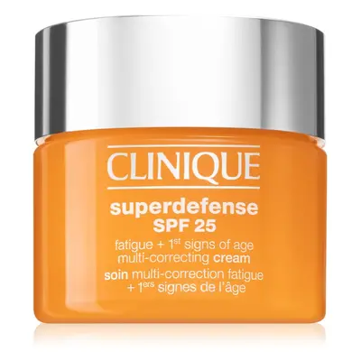 Clinique Superdefense™ SPF Fatigue + 1st Signs Of Age Multi-Correcting Cream Creme gegen erste Z