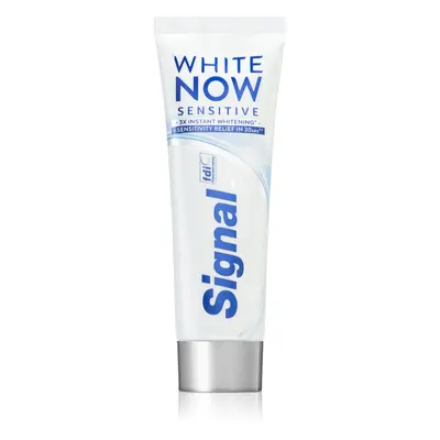 Signal White Now Sensitive bleichende Zahnpasta für empfindliche Zähne