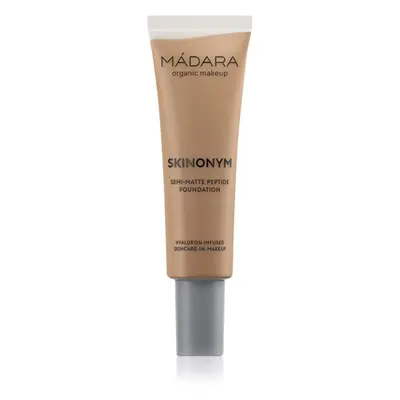 MÁDARA Skinonym Semi-Matte Peptide langanhaltende Make-up Foundation mit Peptiden Farbton #60 Ol