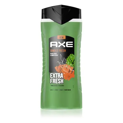 Axe Jungle Fresh Duschgel für Gesicht, Körper und Haare Palm Leaves & Amber