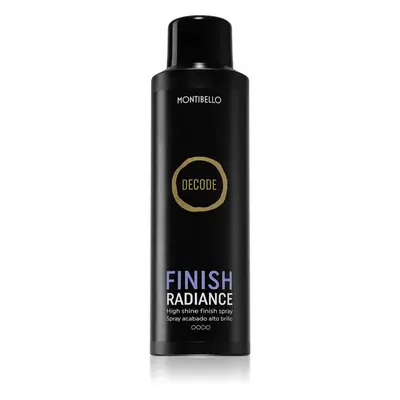 Montibello Decode Finish Radiance Spray schnelltrocknendes Haarspray für höheren Glanz