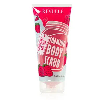 Revuele Foaming Body Scrub Strawberry and Chia feuchtigkeitsspendendes Körperpeeling