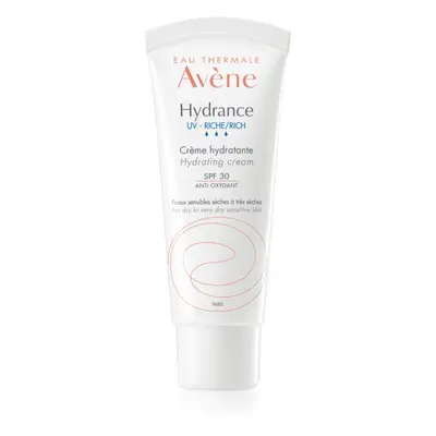 Avène Hydrance UV Rich Hydrating Cream Feuchtigkeitscreme für sensible Haut SPF