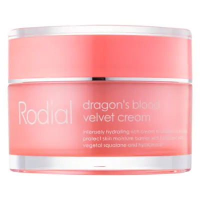 Rodial Dragon's Blood Velvet Cream Gesichtscreme mit Hyaluronsäure für trockene Haut