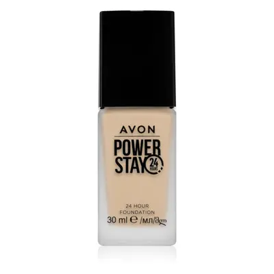 Avon Power Stay 24h langanhaltende Make-up Foundation mit Matt-Effekt Farbton N Porcelain