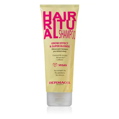 Dermacol Hair Ritual erneuerndes Shampoo für blonde Haare