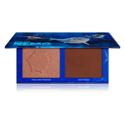 Makeup Revolution X Finding Nemo Aufhellende und Bronzing-Palette Farbton Fish Are Friends