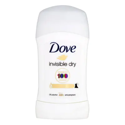 Dove Invisible Dry Antiperspirant Antitranspirant-Stick gegen weiße Flecken Std.