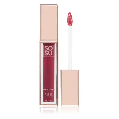 SOSU Cosmetics Satin Lip Glaze Hydratisierendes Lipgloss Farbton Berry Sweet