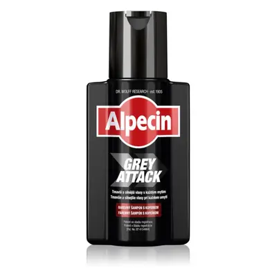 Alpecin Grey Attack Koffein Shampoo gegen graues Haar für Herren