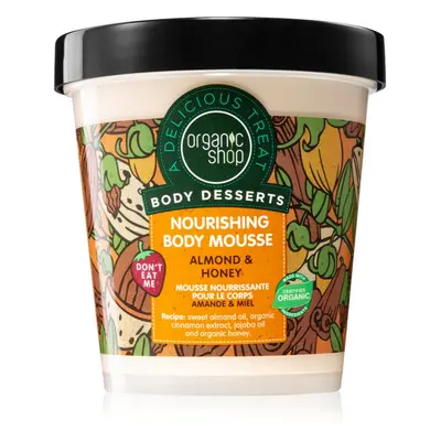 Organic Shop Body Desserts Almond & Honey Body-Schaum zum nähren und Feuchtigkeit spenden