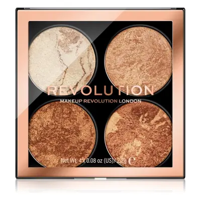 Makeup Revolution Cheek Kit Palette für das Gesicht Farbton Take a Breather x 2.2 g