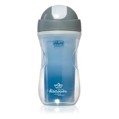 Chicco Sport Blue Thermobecher mit Strohhalm 14m+