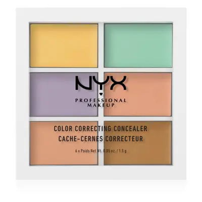 NYX Professional Makeup Color Correcting Concealer-Palette Farbton 6 x 1.5 g