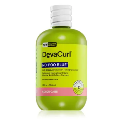 DevaCurl No-Poo Blue® Feuchtigkeit spendendes Shampoo für welliges und lockiges Haar neutralisie