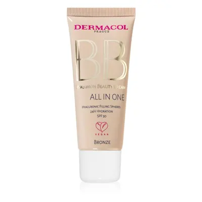 Dermacol Hyaluron Beauty Cream feuchtigkeitsspendende BB Creme SPF Farbton No. Bronze