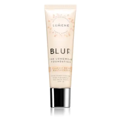 Lumene Blur 16h Longwear langanhaltende Make-up Foundation SPF Farbton Light Ivory