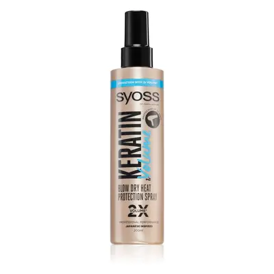 Syoss Keratin Hitzeschutz-Spray für das Haar für mehr Volumen