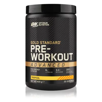 Optimum Nutrition Gold Standard Pre Workout Advanced Förderung der sportlichen Leistung mit Koff