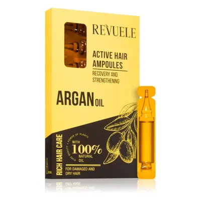 Revuele Argan Oil Active Hair Ampoules Ampulle für trockenes und beschädigtes Haar