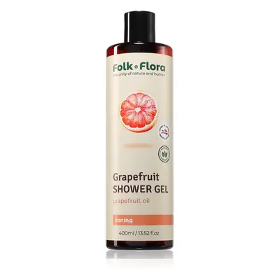 Folk & Flora Grapefruit erfrischendes Duschgel