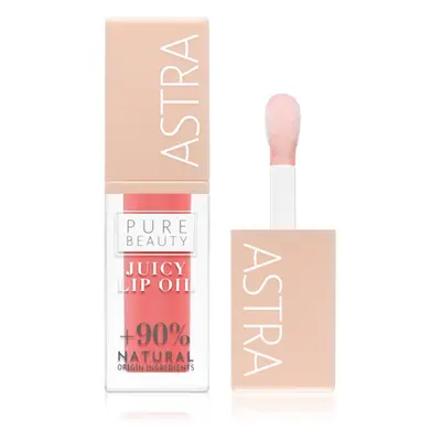 Astra Make-up Pure Beauty Juicy Lip Oil Pflegender Lipgloss Farbton Peach