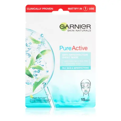 Garnier Skin Naturals Pure Active textile Maske mit Reinigungseffekt