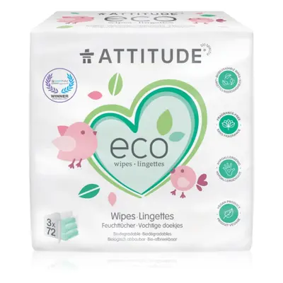 Attitude Eco Feuchttücher ohne Duft