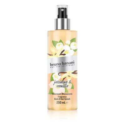 Bruno Banani Sunset Blossom Jasmine & Vanilla parfümiertes Spray für Körper und Haare für Damen