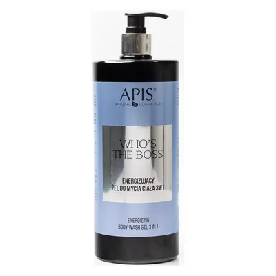 Apis Natural Cosmetics Who's the boss energiespendendes Duschgel 3in1 für Herren