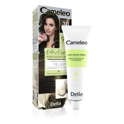 Delia Cosmetics Cameleo Color Essence Haarfarbe in der Tube Farbton 3.0 Dark Brown