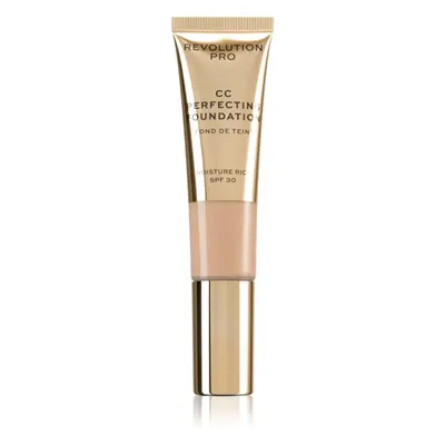 Revolution PRO CC Perfecting feuchtigkeitsspendendes Make up mit glättender Wirkung SPF Farbton 