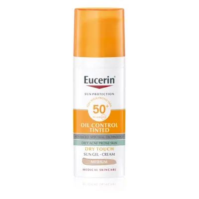 Eucerin Sun Oil Control Tinted Sonnencreme-Gel SPF 50+ Farbton Light