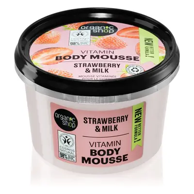 Organic Shop Strawberry & Milk Body-Schaum