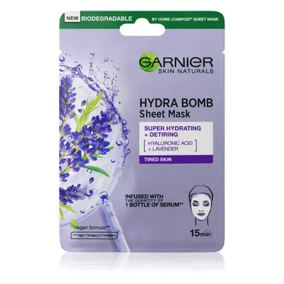 Garnier Hydra Bomb Zellschichtmaske mit besonders feuchtigkeitsspendender und nährender Wirkung