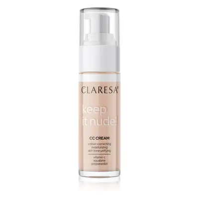 Claresa Keep It Nude Hydratisierendes Make Up zum vereinheitlichen der Hauttöne Farbton Cool Med