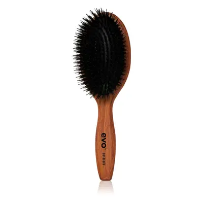EVO Bradford Pin Bristle Dressing Brush Flache Bürste mit Nylon- und Eberborsten