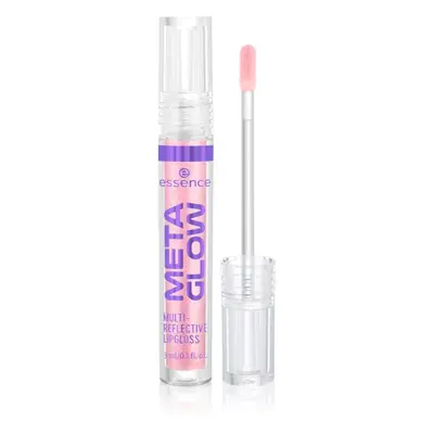 essence META GLOW MULTI-REFLECTIVE Lipgloss mit holografischen Effekten Farbton Digital Pink