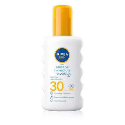 Nivea SUN Protect & Sensitive schützendes Sonnenspray SPF