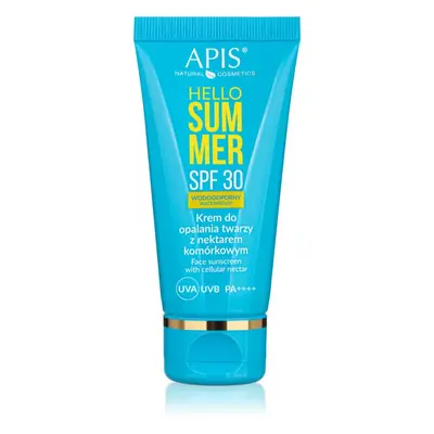 Apis Natural Cosmetics Hello Summer Sonnencreme fürs Gesicht SPF